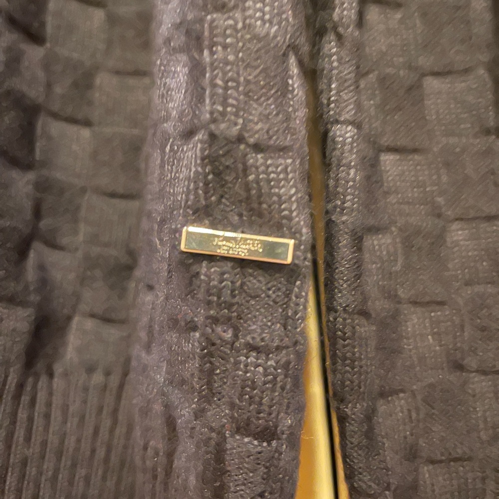 Louis Vuitton Dark Blue Checkered Zip-Up Sweater - Picture 3 of 16